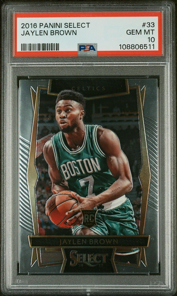 2016 Panini Select 33 Jaylen Brown PSA
