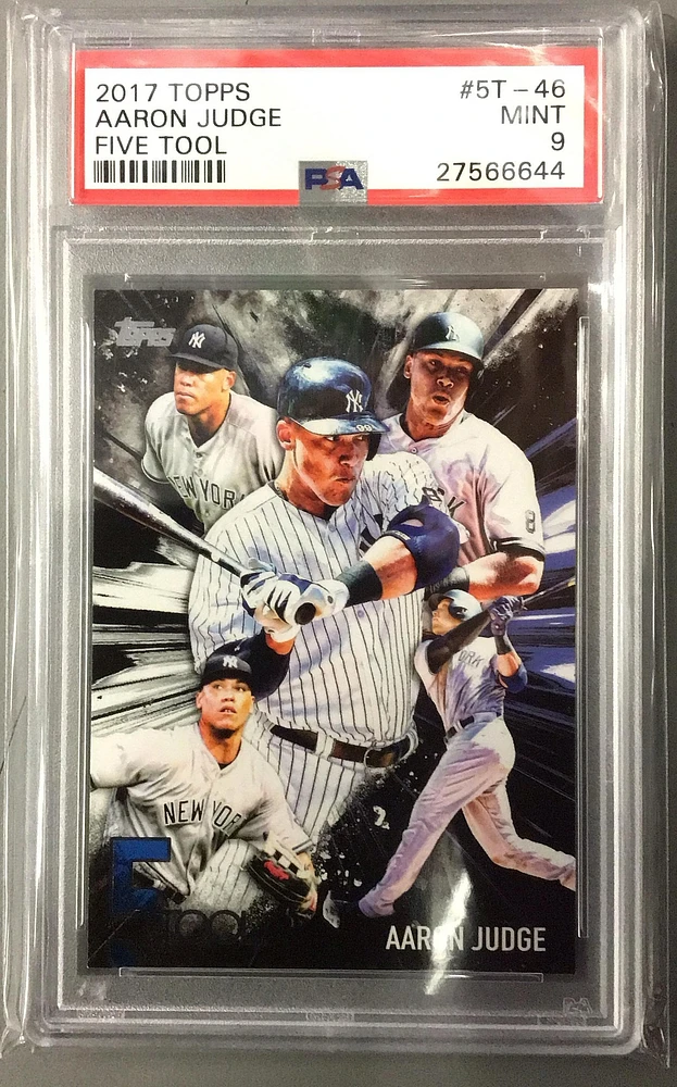 2017 Topps Five Tool 5t-46 Aaron Judge PSA 9