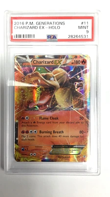 2016 Pokemon Xy Generations 11 Charizard Ex PSA