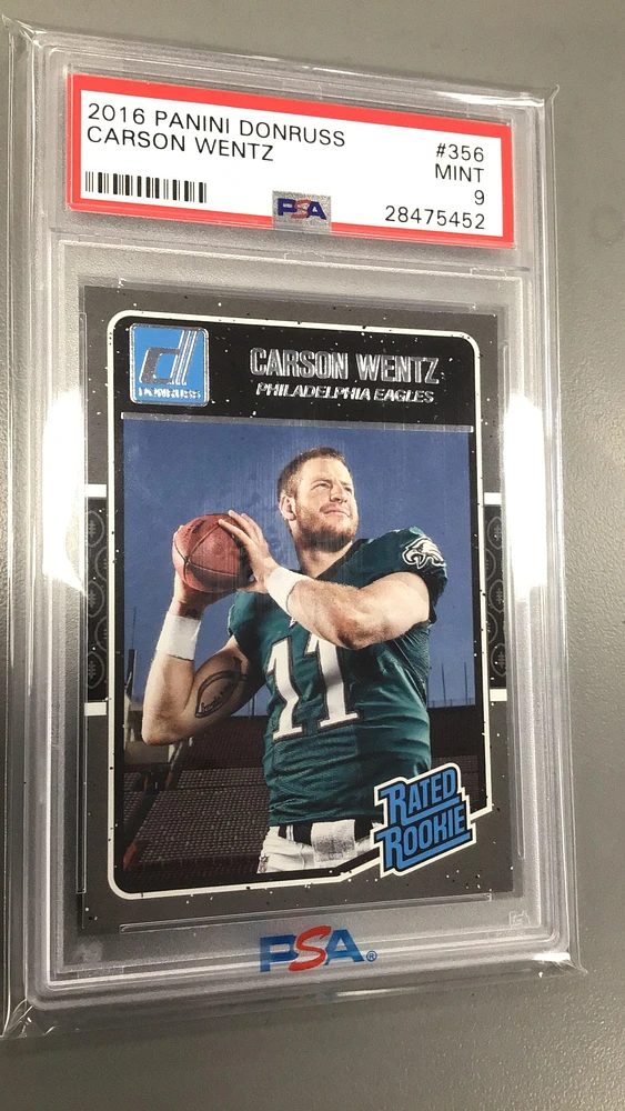 2016 Panini Donruss 356 Carson Wentz PSA 9