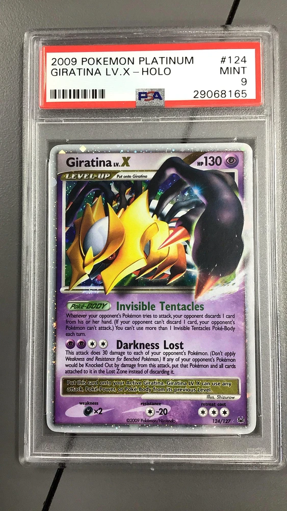 2009 Pokemon Platinum 124 Giratina Lv.x PSA