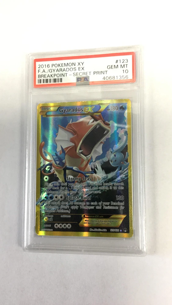 2016 Pokemon Xy Breakpoint Fa/gyarados Ex PSA