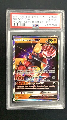 2017 Pokemon Sm Black Star Promo Sm69 Buzzwole Gx Ultra Beasts Gx Premium Collection PSA 10
