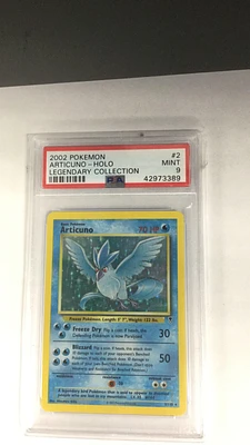2002 Pokemon Legendary Collection 2 Articuno-holo PSA 9