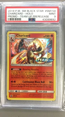 2019 Pokemon Sm Black Star Promo Sm158 Charizard PSA 9