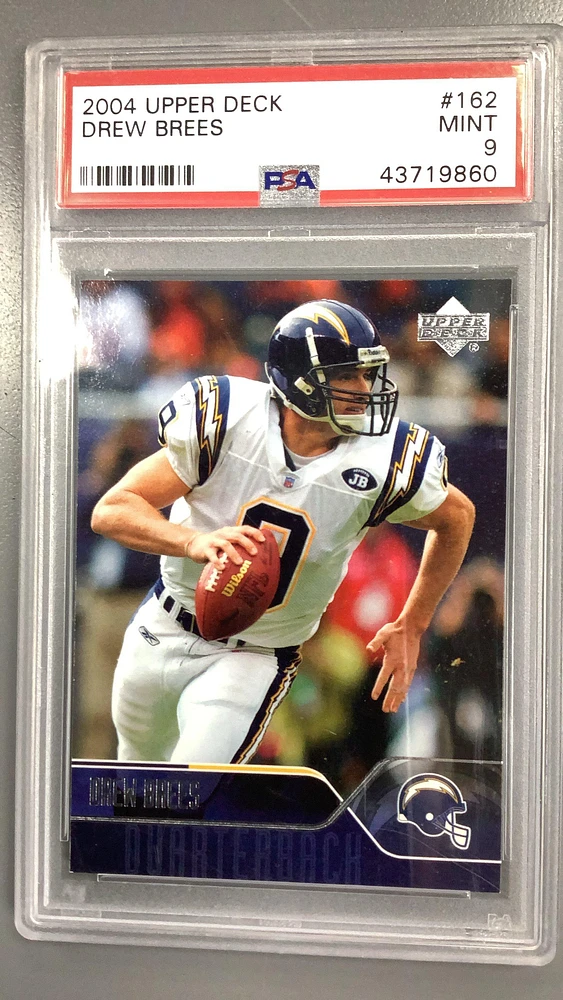 2004 Upper Deck 162 Drew Brees PSA 9