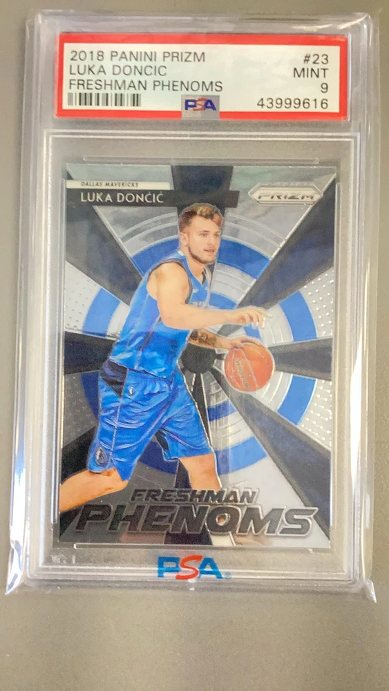 2018 Panini Prizm Freshman Phenoms 23 Luka Doncic PSA