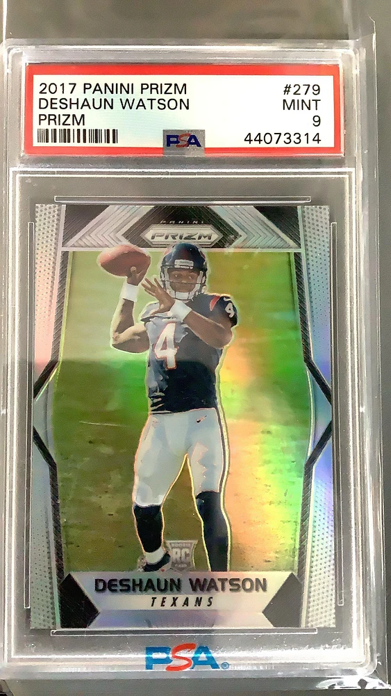 2017 Panini Prizm 279 Deshaun Watson Prizm PSA 9
