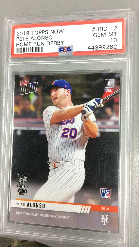2019 Topps Now Home Run Derby Hrd-2 Pete Alonso PSA 10