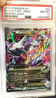 2015 Pokemon Xy Roaring Skies Latios Ex PSA