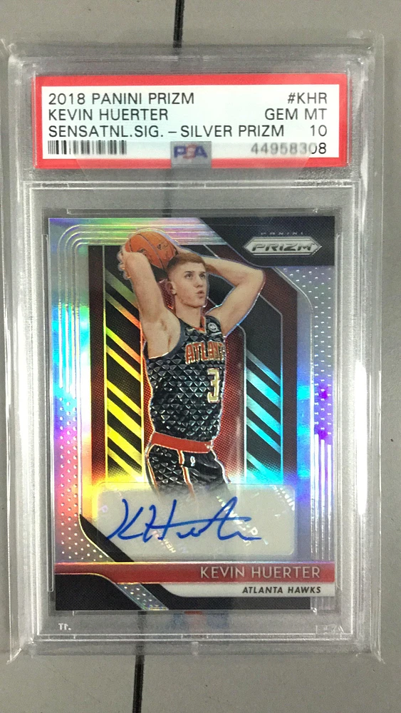 2018 Panini Prizm Sensational Signatures Khr Kevin Huerter PSA 10