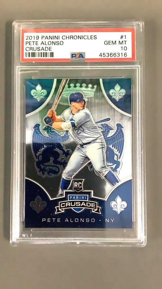 2019 Panini Chronicles Crusade 1 Pete Alonso PSA 10