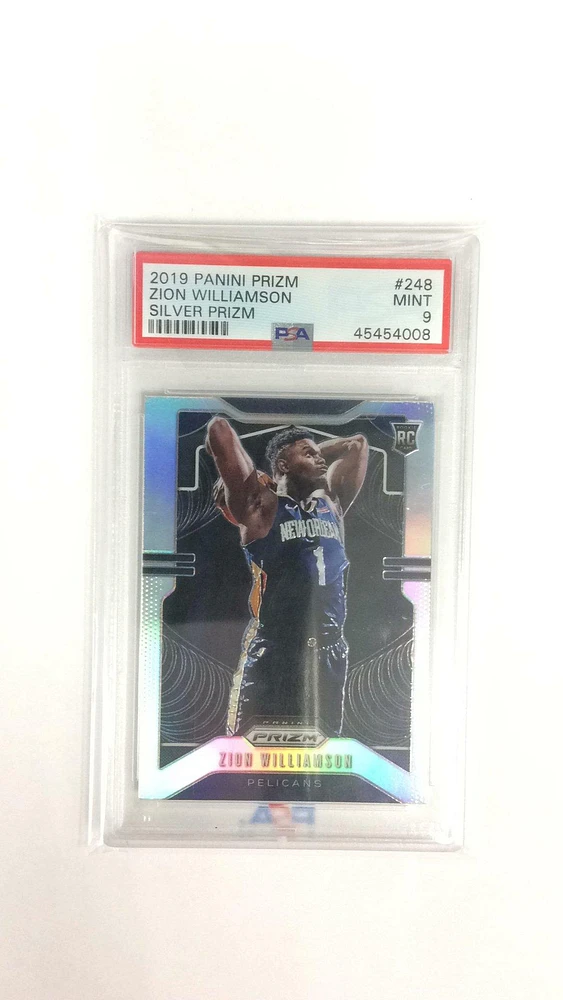 2019 Panini Prizm 248 Zion Williamson Silver Prizm PSA