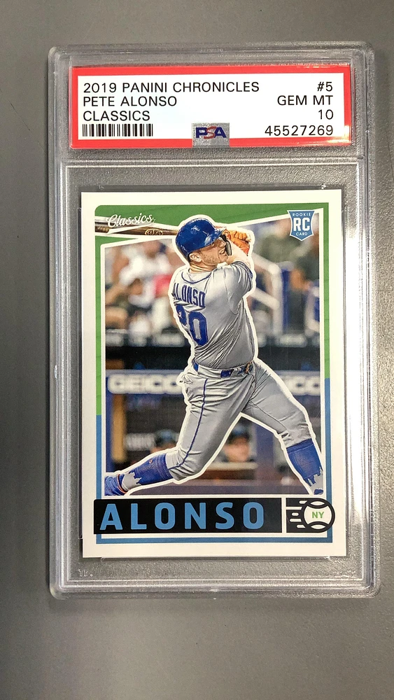 2019 Panini Chronicles Classics 5 Pete Alonso PSA 10