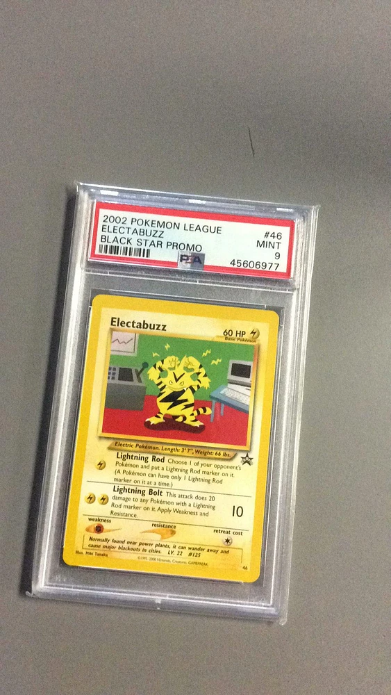 2002 Pokemon League Promo Black Star 46 Electabuzz PSA