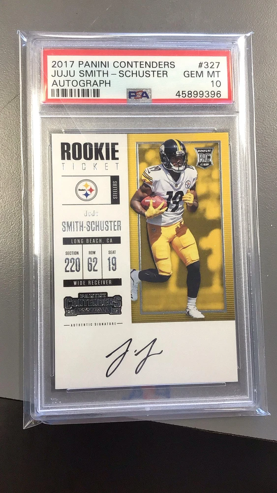2017 Panini Contenders 327 Juju Smith-schuster Autograph PSA 10