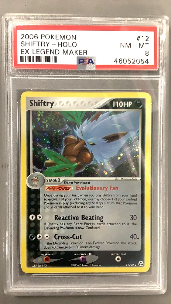 2006 Pokemon Ex Legend Maker 12 Shiftry PSA 8