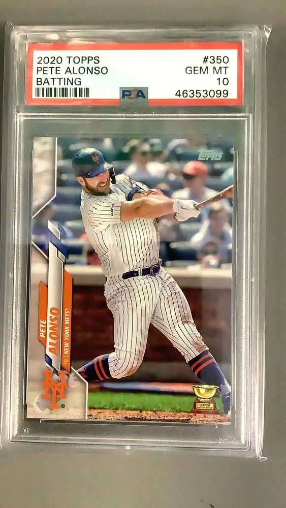 2020 Topps 350 Pete Alonso PSA 10
