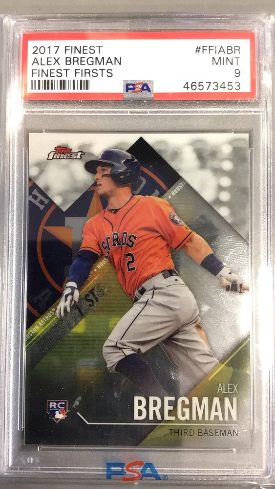 2017 Finest Finest Firsts Ffiabr Alex Bregman PSA 9