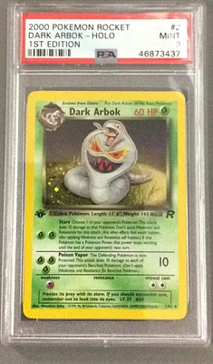 2000 Pokemon Rocket 2 Dark Arbok-holo 1st Edition PSA
