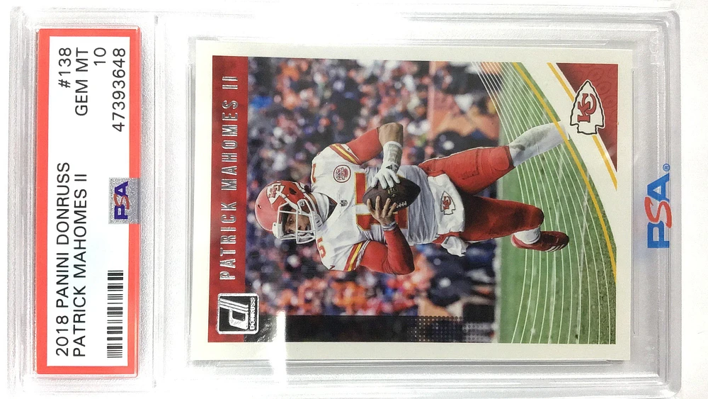 2018 Panini Donruss 138 Patrick Mahomes Ii PSA