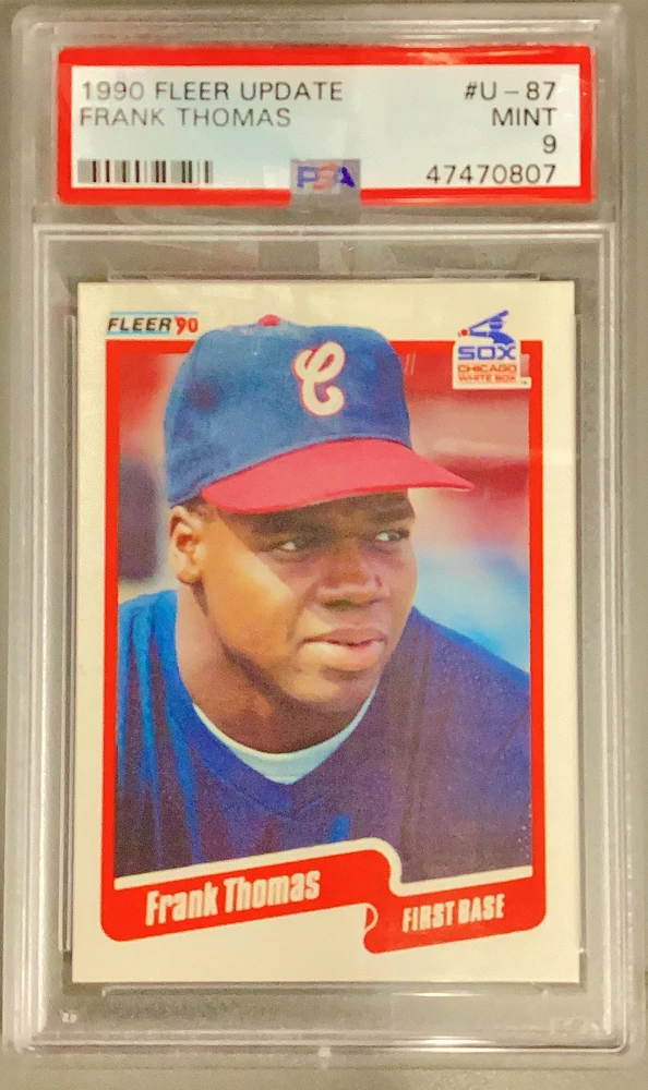 1990 Fleer Update U-87 Frank Thomas PSA