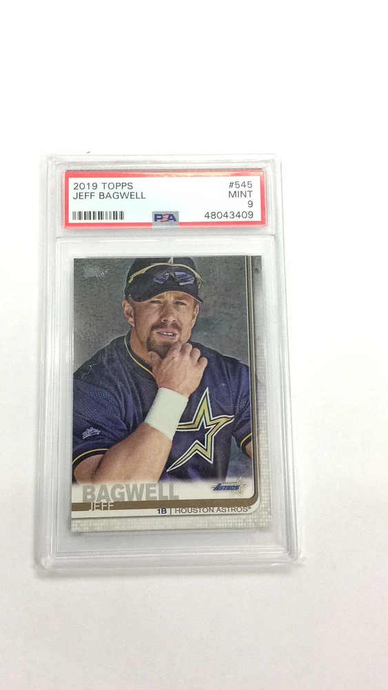 2019 Topps 545 Jeff Bagwell PSA 9