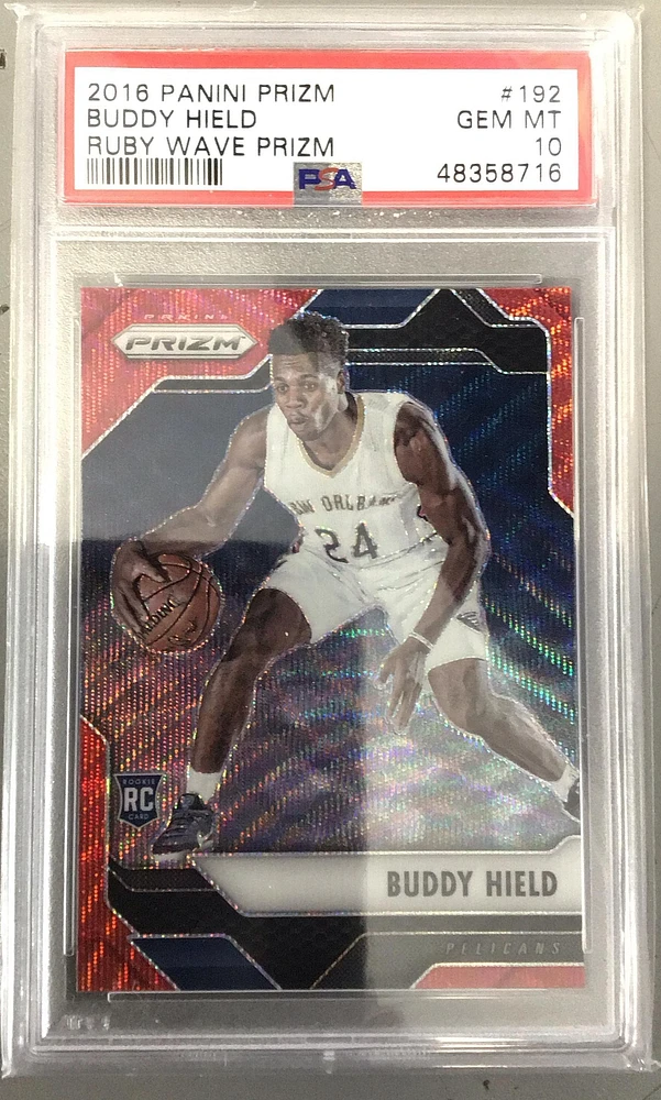 2016 Panini Prizm 192 Buddy Hield Ruby Wave Prizm PSA 10
