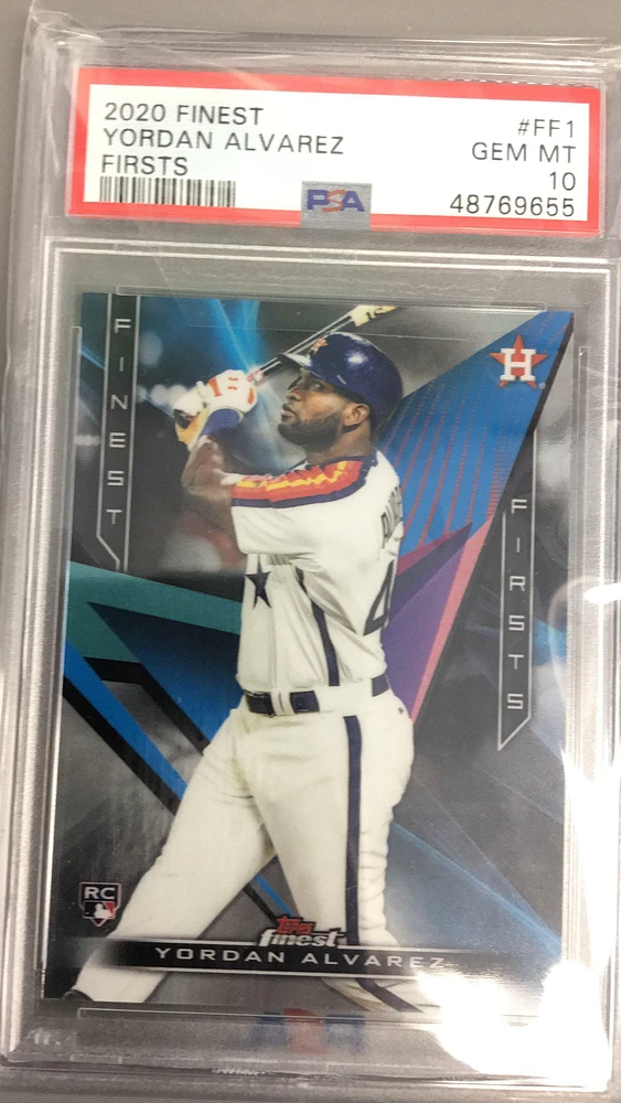 2020 Finest Firsts Ff1 Yordan Alvarez PSA 10