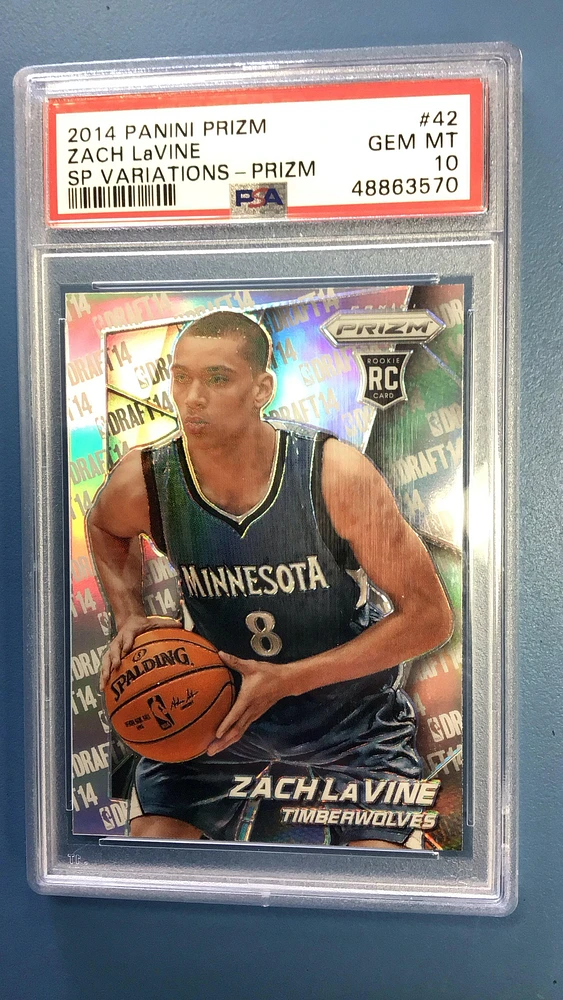 2014 Panini Prizm Sp Variations 42 Zach Lavine Prizm PSA 10
