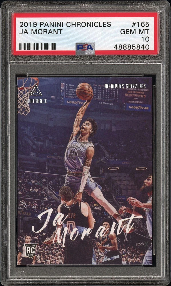 2019 Panini Chronicles 165 Ja Morant PSA
