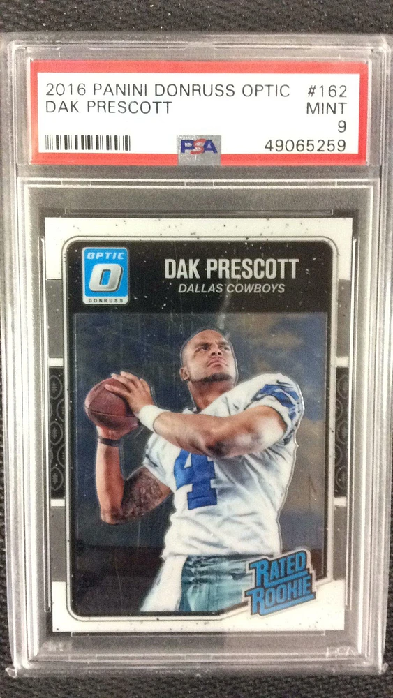 2016 Panini Donruss Optic 162 Dak Prescott PSA