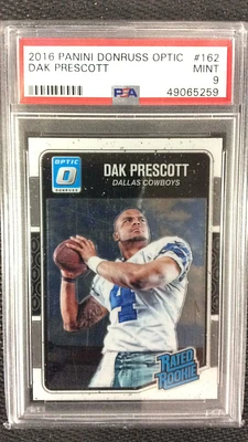 2016 Panini Donruss Optic 162 Dak Prescott PSA