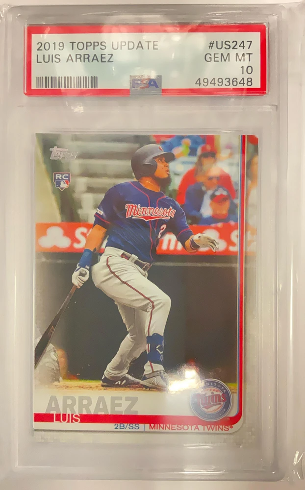 2019 Topps Update Us247 Luis Arraez PSA 10