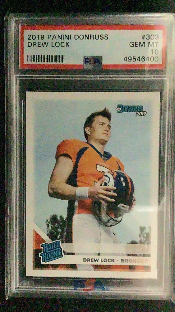2019 Panini Donruss 303 Drew Lock PSA 10