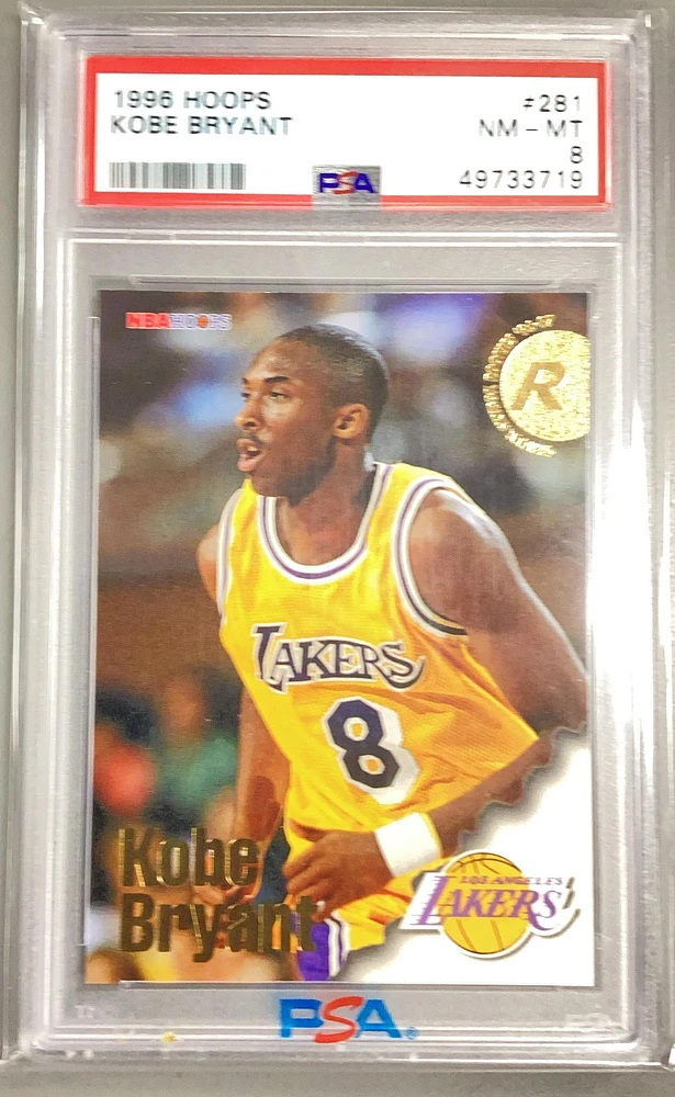 1996 Hoops 281 Kobe Bryant PSA