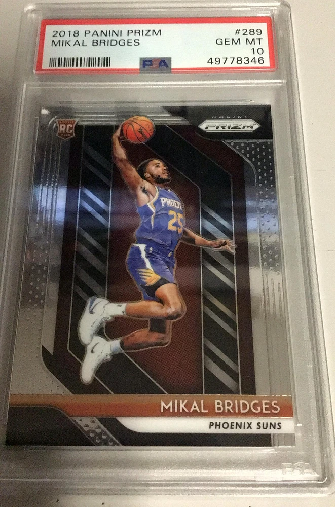 2018 Panini Prizm 289 Mikal Bridges PSA
