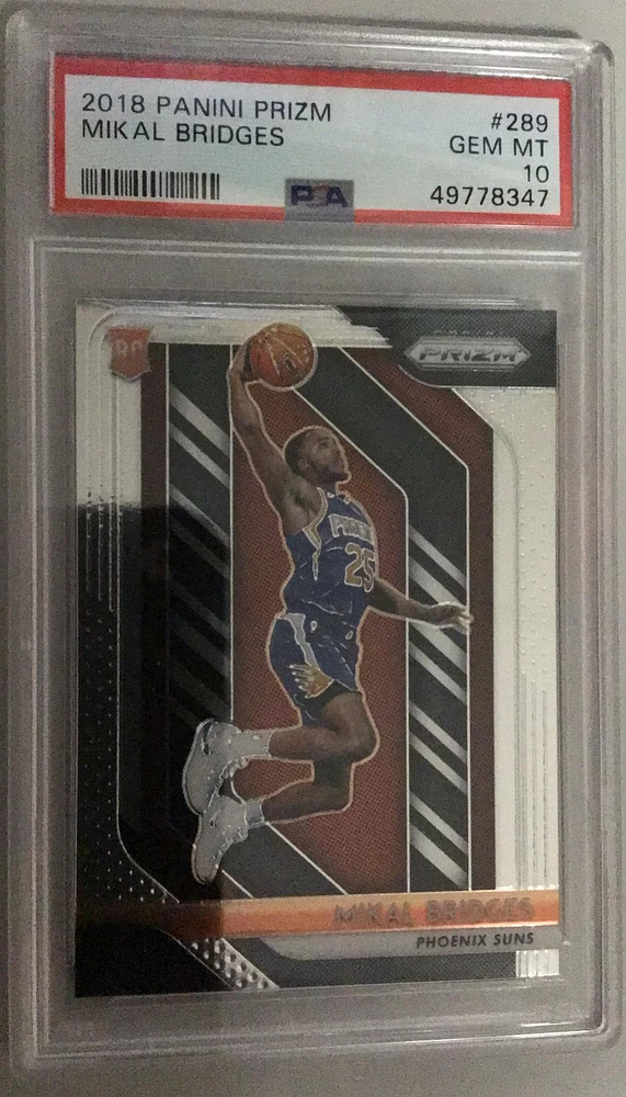 2018 Panini Prizm 289 Mikal Bridges PSA