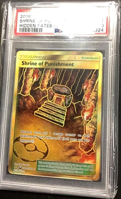 2019 Pokemon Sun & Moon Hidden Fates Sv90 Full Art/shrine Of Punishment PSA