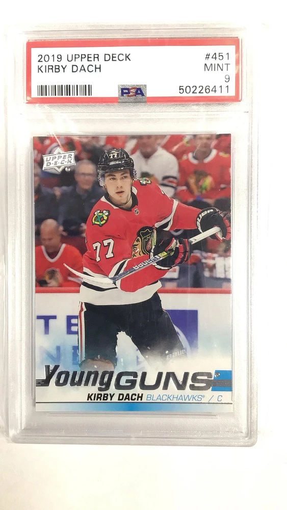 2019 Upper Deck 451 Kirby Dach PSA 9