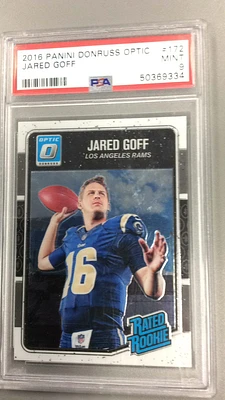 2016 Panini Donruss Optic 172 Jared Goff PSA