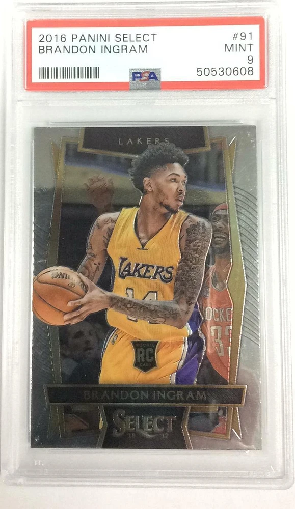 2016 Panini Select 91 Brandon Ingram PSA 9