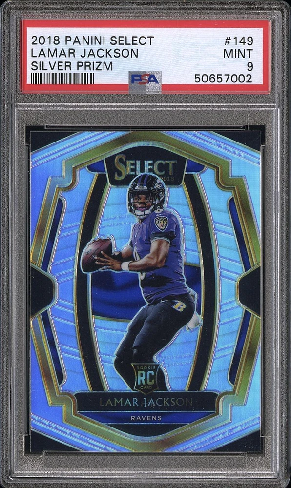 Panini Select Lamar Jackson PSA