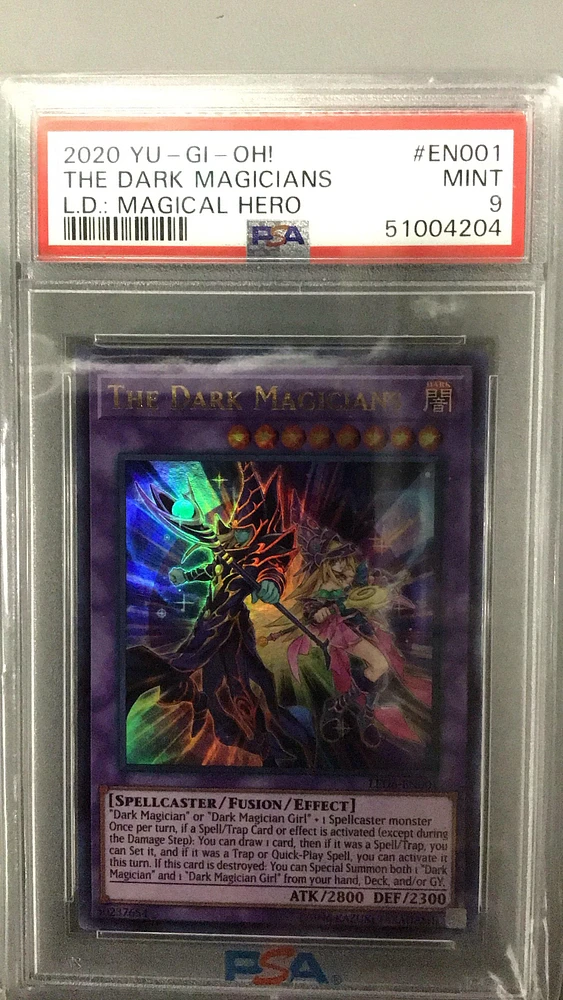 2020 Yu-gi-oh! Legendary Duelists: Magical Hero En001 The Dark Magicians PSA