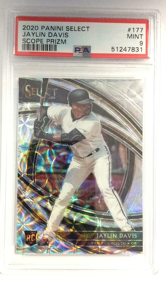 2020 Panini Select 177 Jaylin Davis Scope Prizm PSA 9