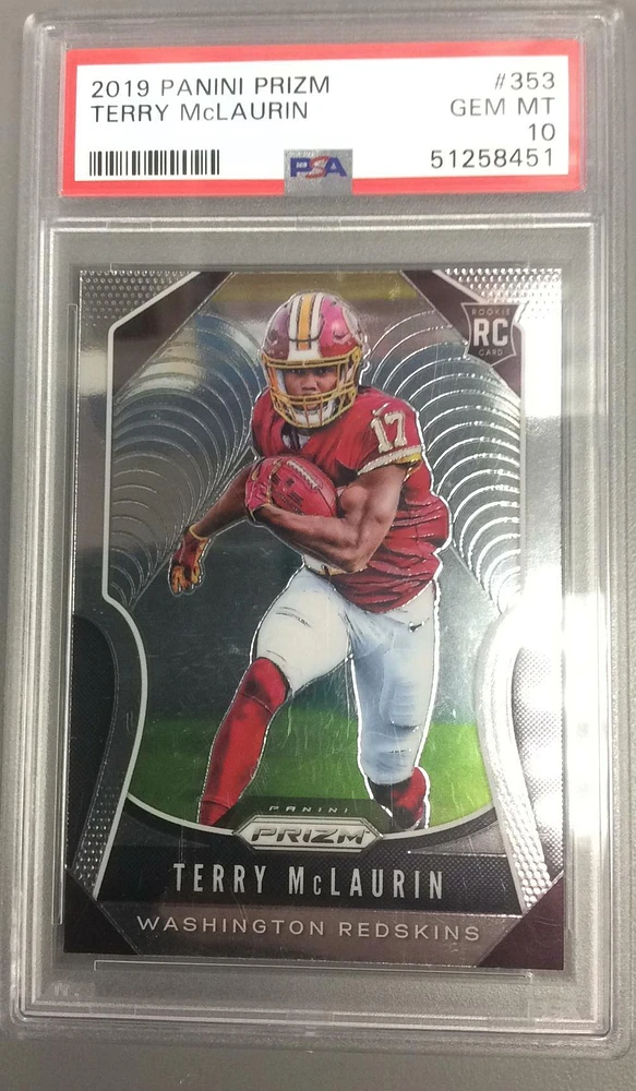 2019 Panini Prizm 353 Terry Mclaurin PSA 10