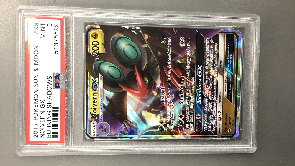 2017 Pokemon Sun & Moon Burning Shadows 99 Noivern Gx PSA