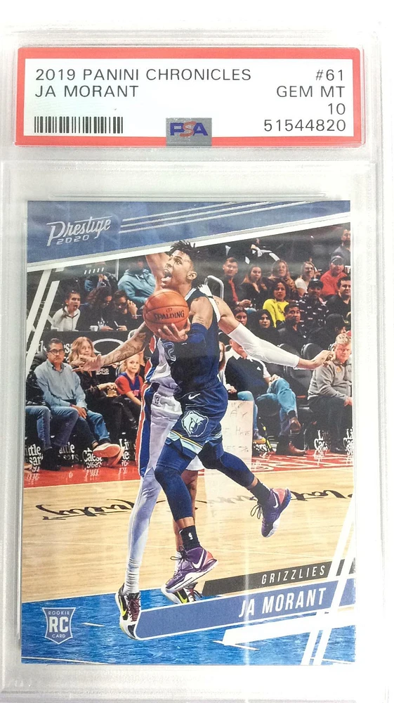 2019 Panini Chronicles 61 Ja Morant PSA 10