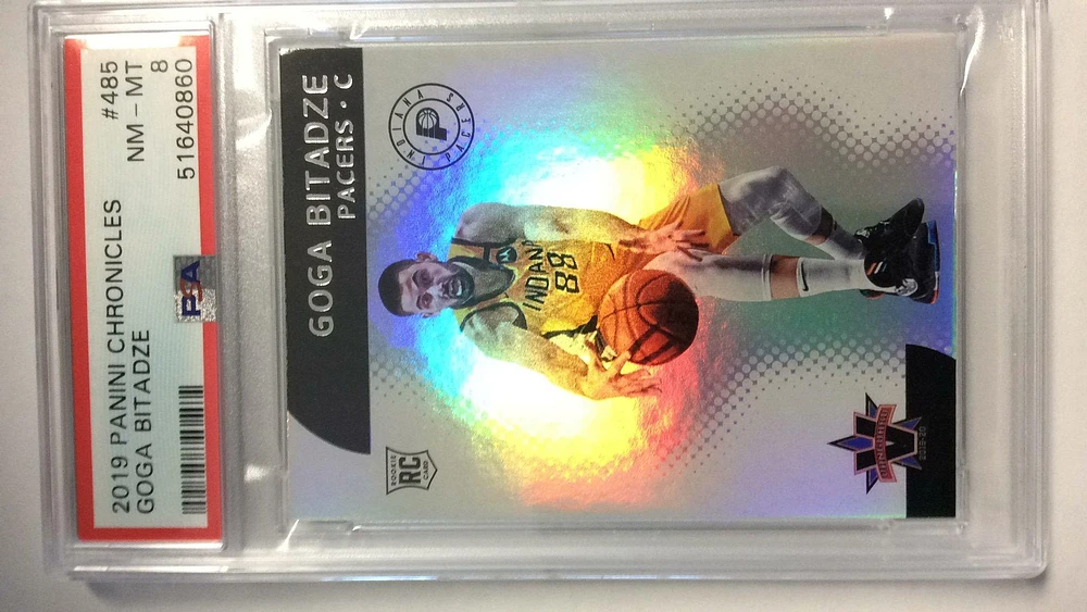 2019 Panini Chronicles 485 Goga Bitadze PSA 8