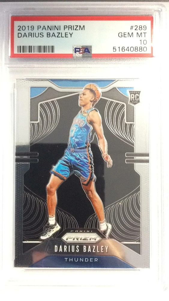 2019 Panini Prizm 289 Darius Bazley PSA